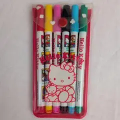 レトロ　ハローキティ マーカー6本セット