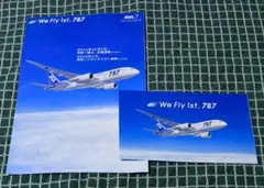 【全日空】ANA ボーイング787デビュー記念リーフレット2種セット!非売品!
