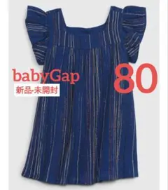 babyGap 半袖ワンピース キッズ ベビー 紫 女の子 80 【新品】