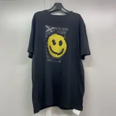 BODYSONG. スマイリーフェイス Tシャツ Lサイズ ブラック