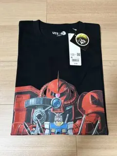 ガンダム　ユニクロ　Tシャツ　黒　ブラック