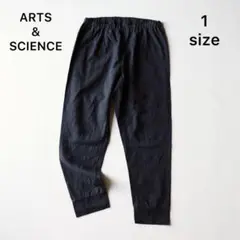 5290【美品】アーツ＆サイエンス リネン混イージーパンツ インディゴ S