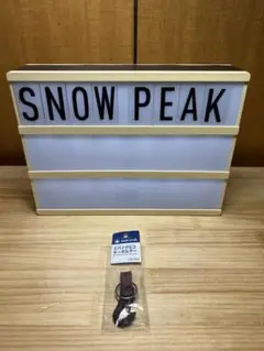 snow peak スノーピーク スパイダルコキーホルダー 未開封品 青色タグ