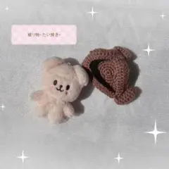 ぬい服 SKZOO 10cm ぬいぐるみ 被り物 たい焼き パピーム