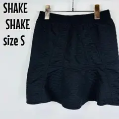【0241】SHAKE SHAKE スカート フレア キルティング風 S 黒