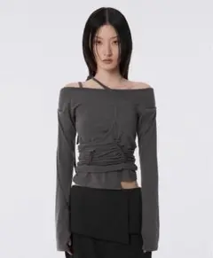 flare up トップス セット charcoal チャコール