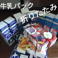 牛乳パック 21本 折りたたみ　500