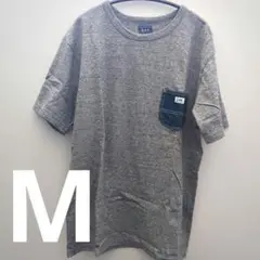 Lee リー　半袖Tシャツ　カットソー　グレー　ポケット　М