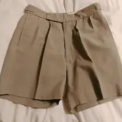 ショートパンツ　古着　グレージュ