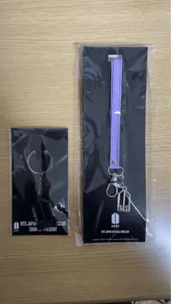 BTS JAPAN OFFICIAL FC キーホルダー/ネックストラップ