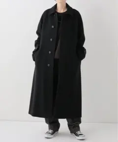 22AW AURALEE Wool Cashmere Mosser Coat