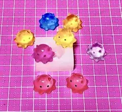 無害シリコンモールド　　めんだこ形