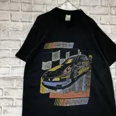 USA製90sヴィンテージTシャツ！シングルステッチ　ブラック半袖古着XL724