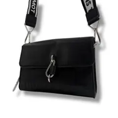 美品　Tommy jeans ショルダーバッグ トミー　ブラック475