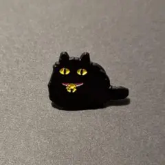 ちんまり 黒猫さん ピンバッジ N51-5 猫 ねこ