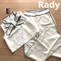 Rady ノースリーブシャツ セットアップ　ホワイト S