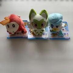 ポケモン　ぬいぐるみバッジ　パルデア御三家セット