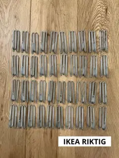 IKEA リクティーグ カーテンフック 40ピース 新品中古mix