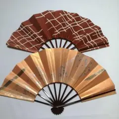 赤茶 日本舞踊 シルバー ホログラム 29cm 踊り