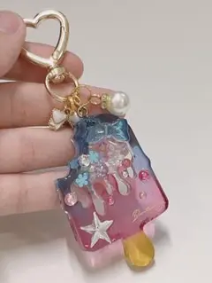 レジン　チャーム　アイスキャンディー　No.20