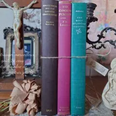 A592 お得！ ヴィンテージ 洋書 カラフルセット ディスプレイ インテリア