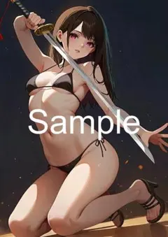 A4サイズアートポスター 1点もの 美女ポスター最高品質 E-B--５１
