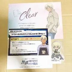 ⭐︎新品　コナン　脱出ゲーム　ミッション　安室透　バーボン　ステッカー　黒鉄