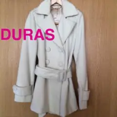 美品♡DURAS デュラス ホワイト コート