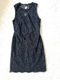 BANANA REPUBLIC ネイビー レース ワンピース サイズ4