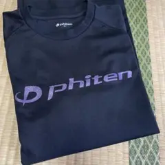 phiten 長袖Tシャツ 黒 紫ロゴ
