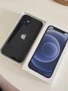 Apple iPhone 12mini 128GB ブラック 本体 箱付き