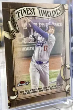 大谷翔平 Topps Finest 2025 50/50達成 パラレル