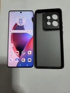 motorola edge 50s pro　本体　ケース付き　保護フィルム