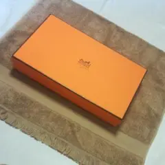 N 新品 エルメス HERMES バスタオル シルク混
