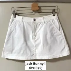 Jack bunny ゴルフ スカート ホワイト 0サイズ