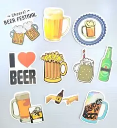 ビール　ステッカー　まとめ売り　10枚⑳