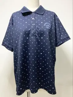 Kolwin　コルウィン　ポロシャツ　半袖　ゴルフウエア　Uサイズ　ネイビー