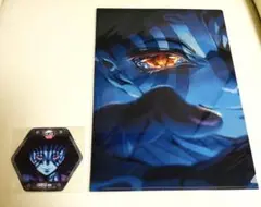 鬼滅の刃 劇場版 ufotable シネマ 猗窩座 コースター クリアファイル