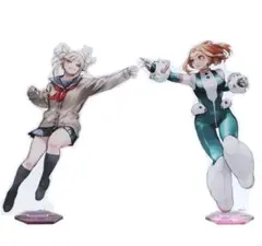 ヒロアカ原画展限定 アクリルMEGAフィギュア W ウラビティ＆トガヒミコ