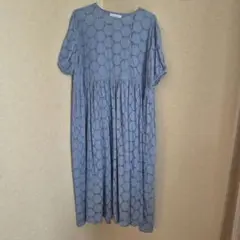 S.T CLOSET FRABJOUS サークルレース　ワンピース　サックスブル
