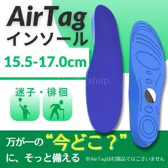 【15.5～17.0cm】AirTag インソール 迷子 徘徊 中敷き エアタグ
