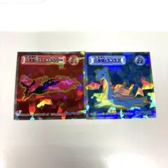 ポケモンウエハースチョコ　ガラルファイヤー　ラプラス　2枚セット