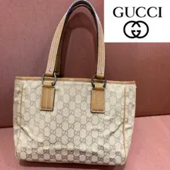 GUCCI グッチ GGキャンバス トートバッグ ハンドバッグ ショルダーバッグ