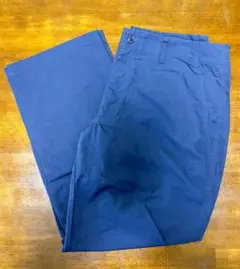 WAX ネイビー パンツ バックポケット付き