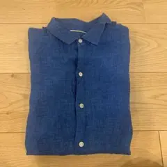 【ユニセックスサイズ品】417 byEDIFICE 麻100(リネン)長袖シャツ