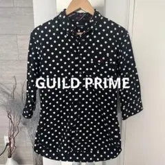 GUILD PRIME ギルドプライム ドット柄シャツ サイズ2