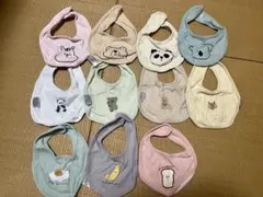 ベビー用品 西松屋 ベビースタイ よだれかけ １１枚まとめ売り