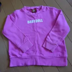 BABYDOLL トレーナー 110 ピンク