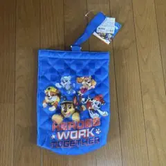 【新品】パウパトロール シューズバッグ 上履き入れ