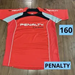 【160】ペナルティPENALTY 練習着　ユニフォーム　赤　ロゴTシャツ